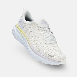 Hoka One One White Clifton 8 Sz. 7.5B